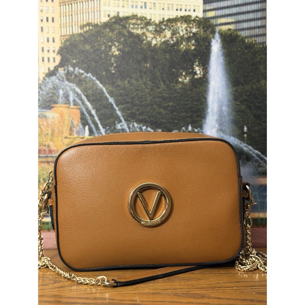 Valentino by Mario Valentino Brown Leather Women's Crossbody Bag